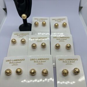 18k Gold filled stud Earrings